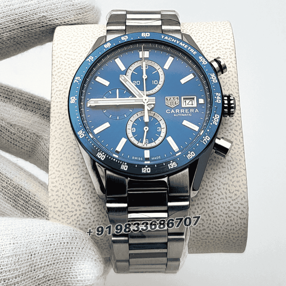 Tag heuer chronograph blue sale